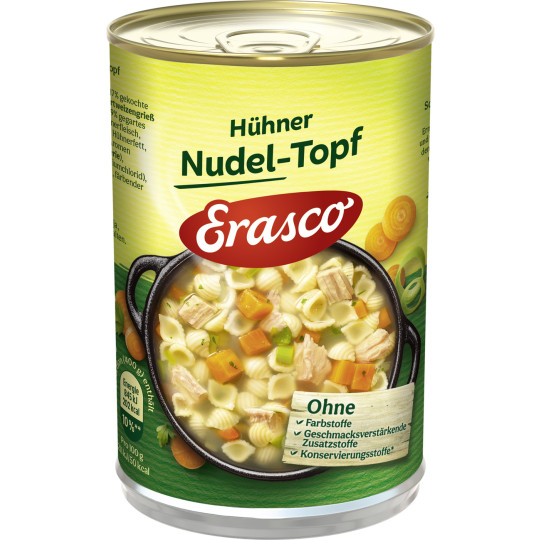 Erasco Hühner Nudel-Topf 400G