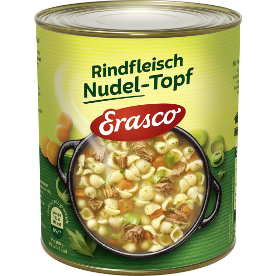 Erasco Rindfleisch Nudel-Topf 800G