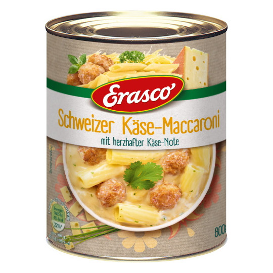 Erasco Schweizer Käse-Maccaroni 800G 