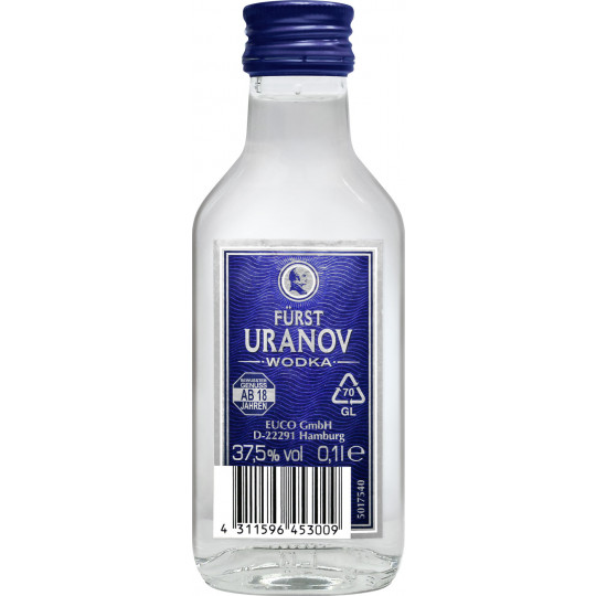 Fürst Uranov Wodka 37,5% 0,1l 