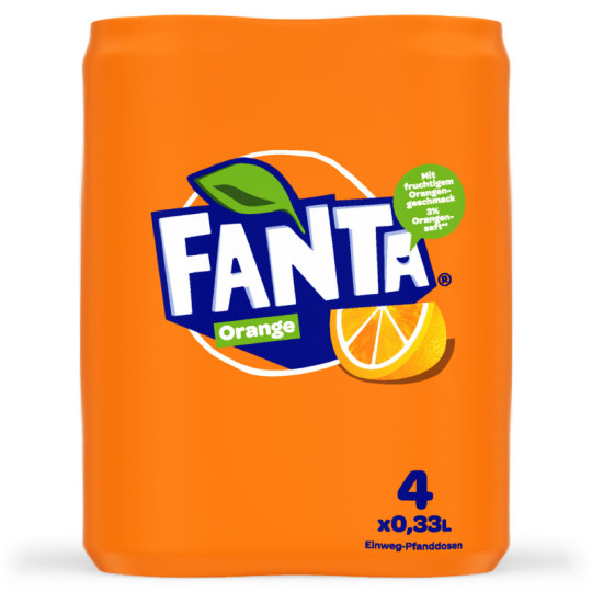 Fanta Orange 4x 330ML 