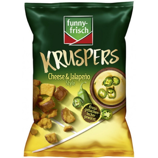 Funny-Frisch Kruspers Cheese & Jalapeno Style 120G 