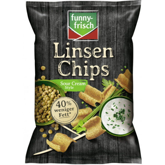 Funny Frisch Linsen Chips Sour Cream 90G 