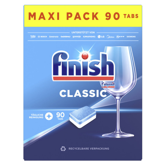 Finish Classic Regular Maxi Pack 90 Tabs 