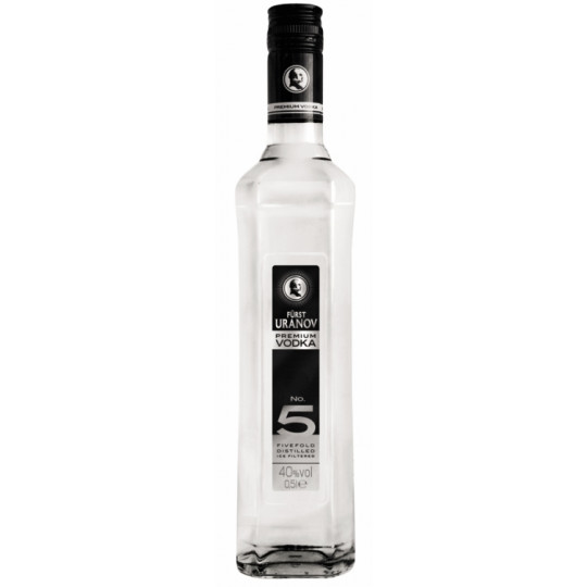 Fürst Uranov Premium Vodka No.5 0,5 ltr 