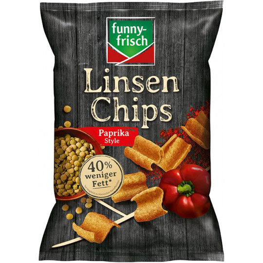 Funny Frisch Linsen Chips Paprika Style 90G 