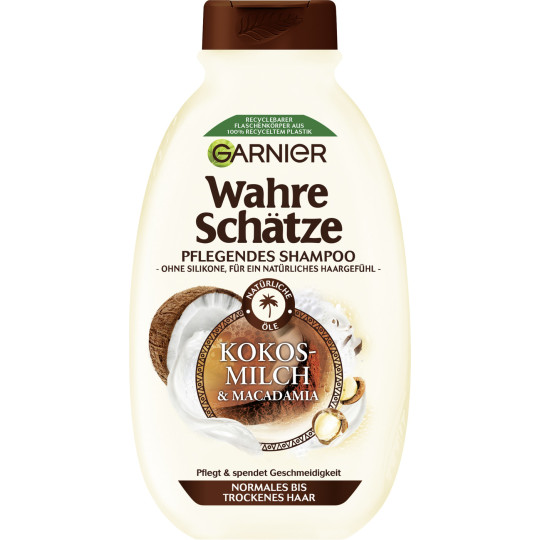 Garnier Wahre Schätze Pflegendes Shampoo Kokosmilch & Macadamia 250ML 
