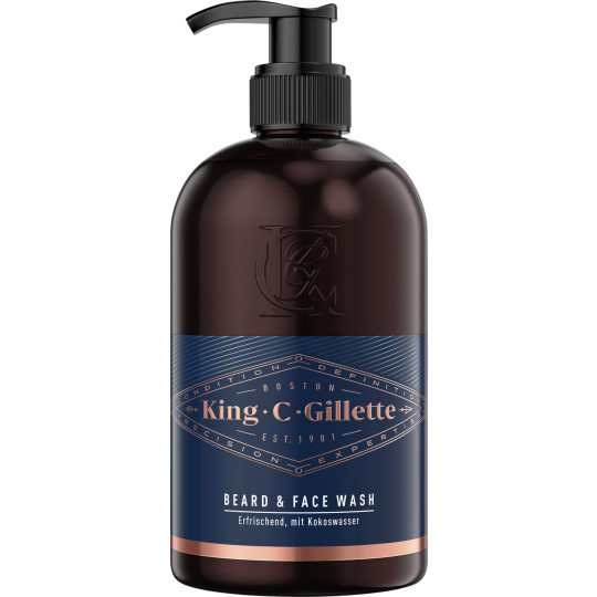 Gilette King C. Gillette Beard & Face Wash 350ML 