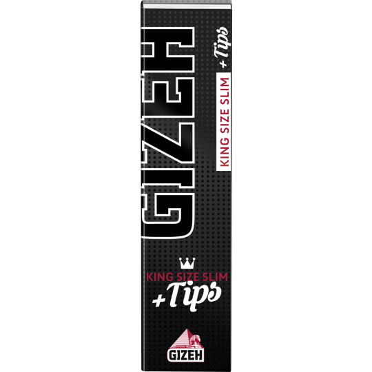 Gizeh Black King Size Slim 34Blatt+Filtertips 