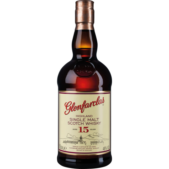 Glenfarclas Whisky 15 Jahre 46% 0,7L 