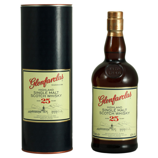Glenfarclas Whisky 25 Jahre 43% 0,7L 