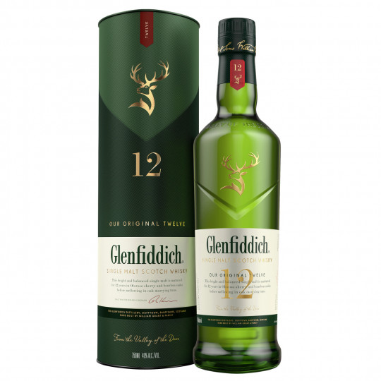 Glenfiddich Whisky 12 Jahre 40% 0,7L 