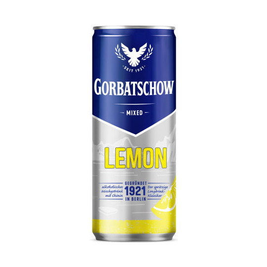 Gorbatschow Wodka & Lemon 0,33L 