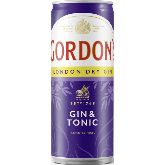 Gordon's London Dry Gin & Tonic 0,25L 
