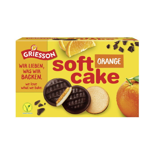 Griesson Soft Cake Zartbitter-Orange 300G 
