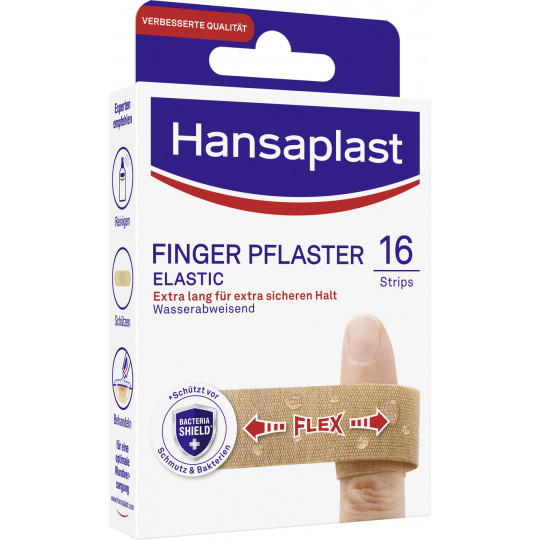Hansaplast Elastic Fingerstrips 16ST 