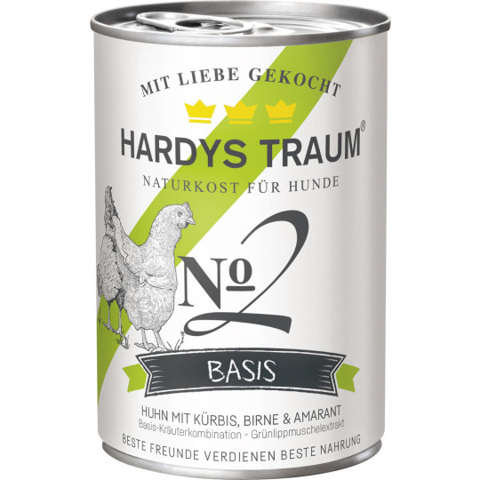Hardys Traum Basis No2 Huhn mit Kürbis, Birne & Amarant 400G 