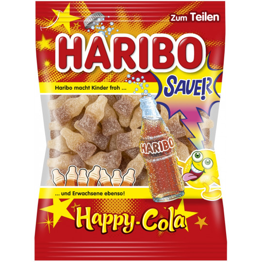 Haribo Happy Cola sauer 200G 