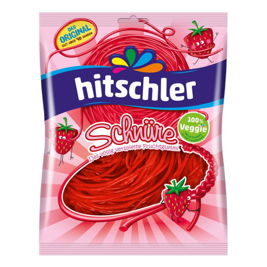 Hitschler Erdbeer Schnüre 125G 