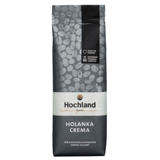 Hochland Kaffee Holanka Crema in Bohnen 1KG MHD 15.03.2023 