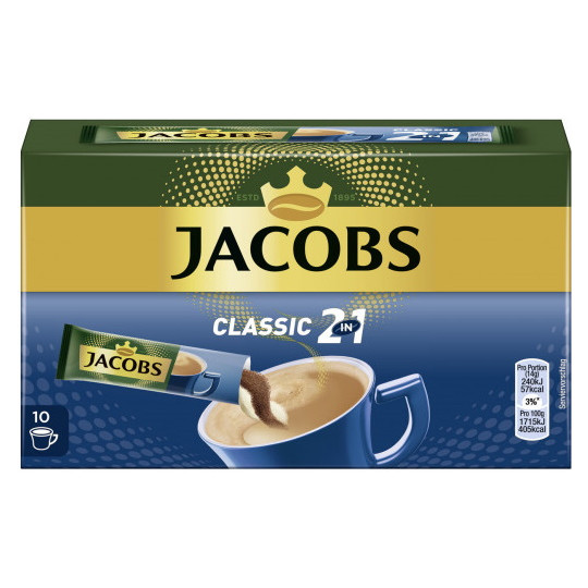 Jacobs Classic 2in1 Sticks 10x 14G
