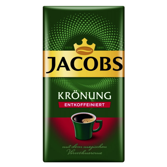 Jacobs Krönung entkoffeiniert gemahlen 500G 