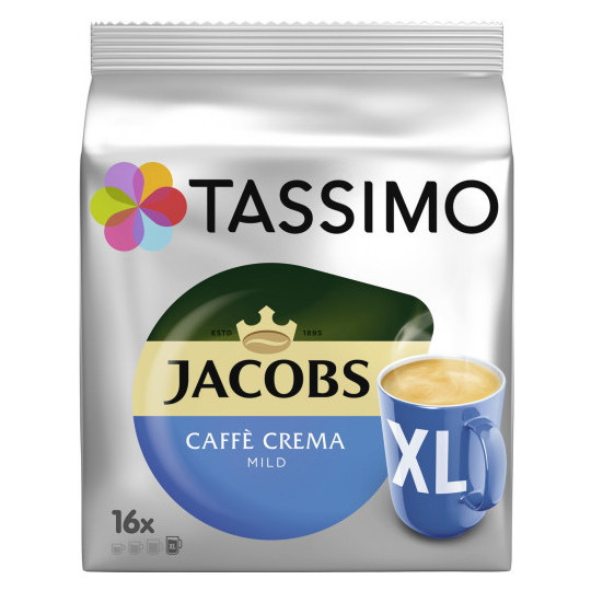 Tassimo Jacobs Caffè Crema mild XL 16ST 128G 