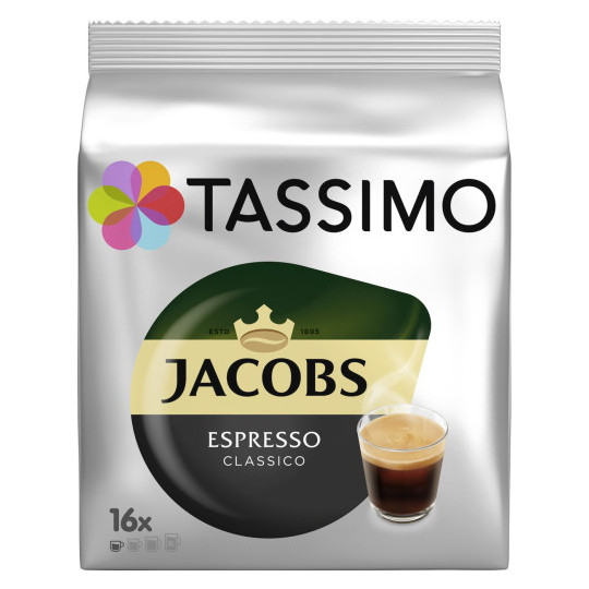 Tassimo Jacobs Kaffee Espresso Classico 16ST 118,4G 