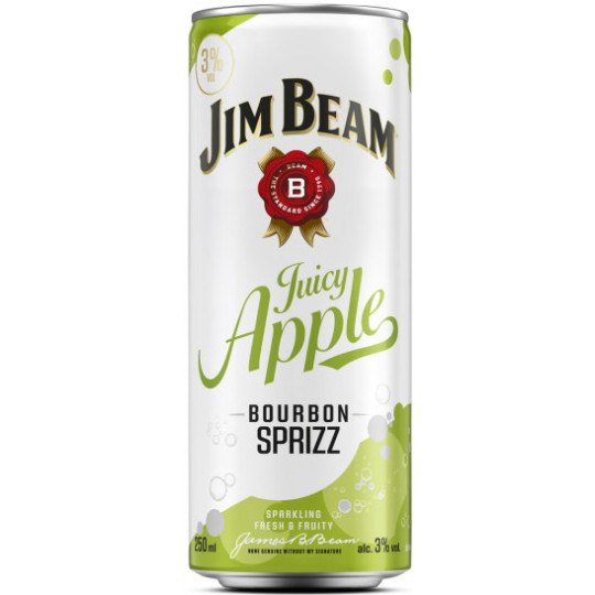 Jim Beam Juicy Apple Bourbon Sprizz 0,25L MHD 31.03.23 