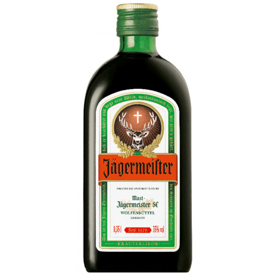 Jägermeister Kräuterlikör halbe Flasche 0,35 ltr 
