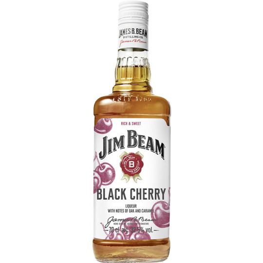 Jim Beam Black Cherry mit Kentucky Straight Bourbon Whiskey 32,5% 0,7L 
