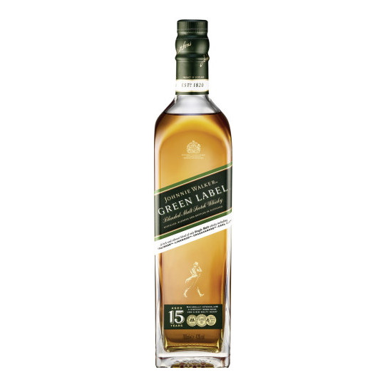 Johnnie Walker Whisky Green Label 15 Jahre 43% 0,7L 