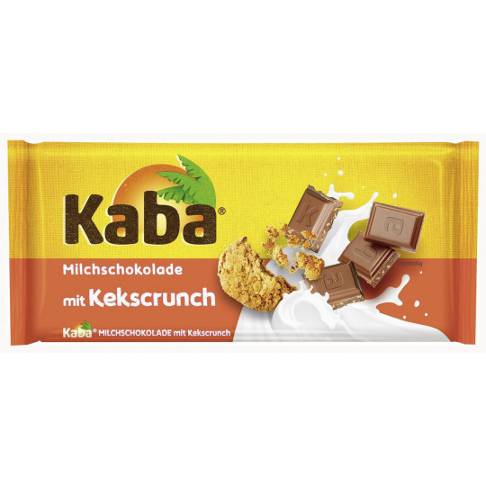 Kaba Milchschokolade mit Kekscrunch 100G 
