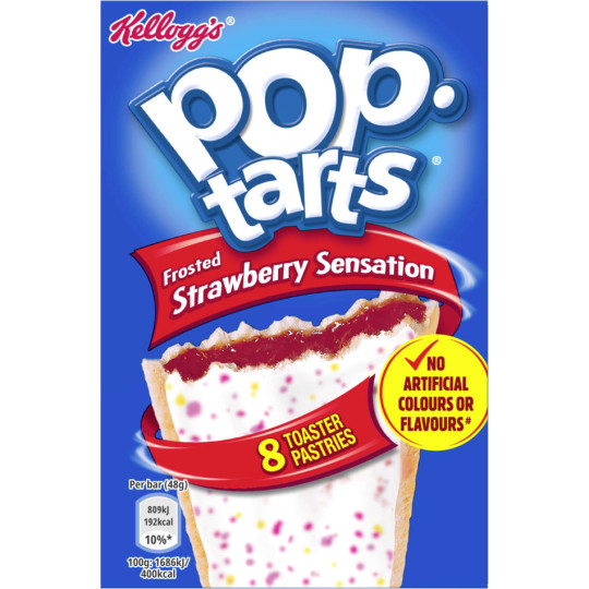 Kellogg's Pop Tarts Frosted Strawberry Sensation 384G 