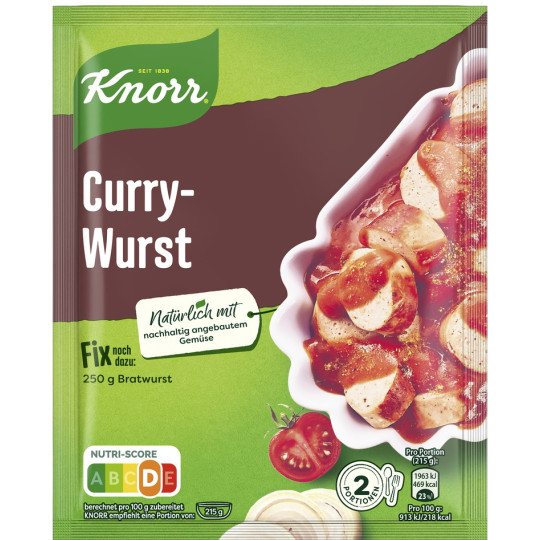 Knorr Fix für Currywurst 36G 