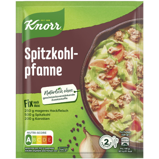 Knorr Fix Spitzkohl Pfanne 36G 