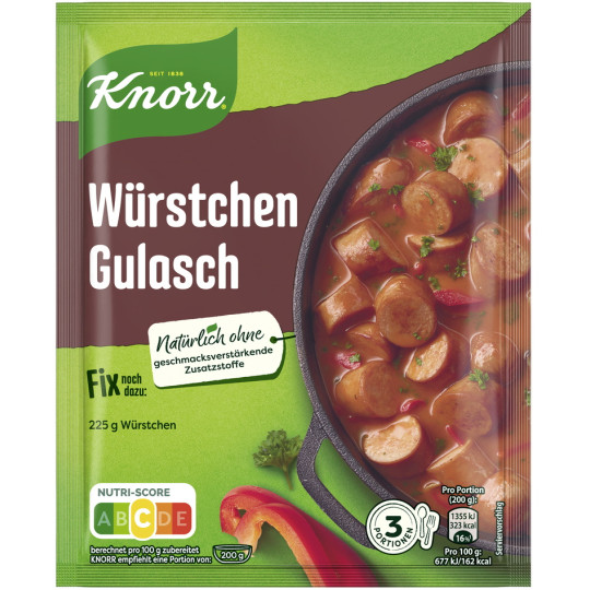 Knorr Fix Würstchen Gulasch 44G 