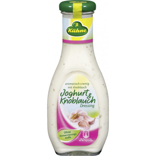 Kühne Joghurt & Knoblauch Dressing 250 ml 