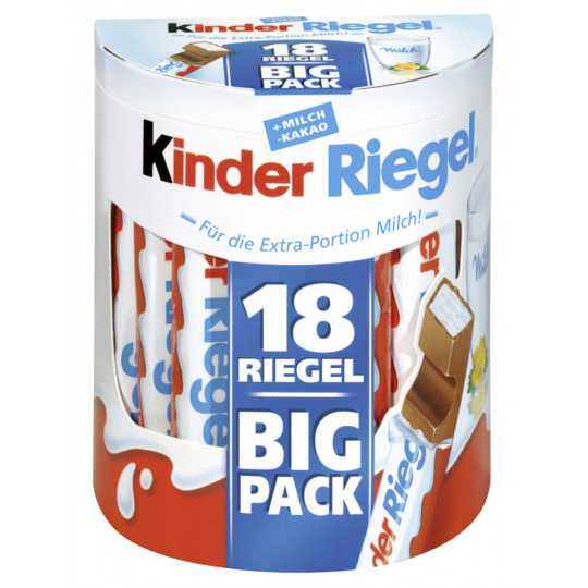 Kinder Riegel Big Pack 18ST 378G 