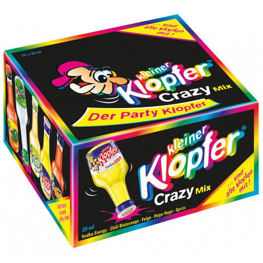 Kleiner Klopfer Crazy Mix 15-18% 5-fach 25ST 0,5L 