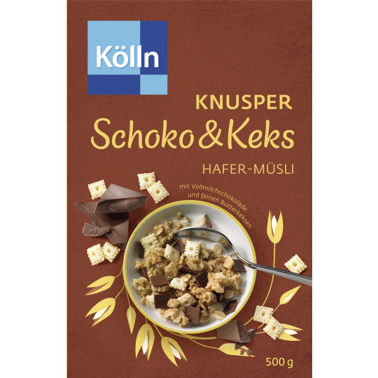 Kölln Müsli Knusper Schoko & Keks 500G 