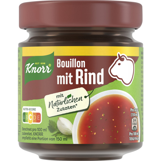 Knorr Bouillon mit Rind für 6,5L 130G