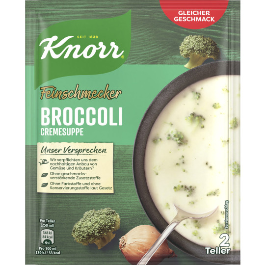 Knorr Feinschmecker Broccoli Cremseuppe 50G 
