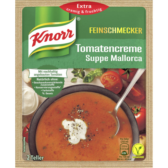 Knorr Feinschmecker Tomatencremesuppe Mallorca 59G 