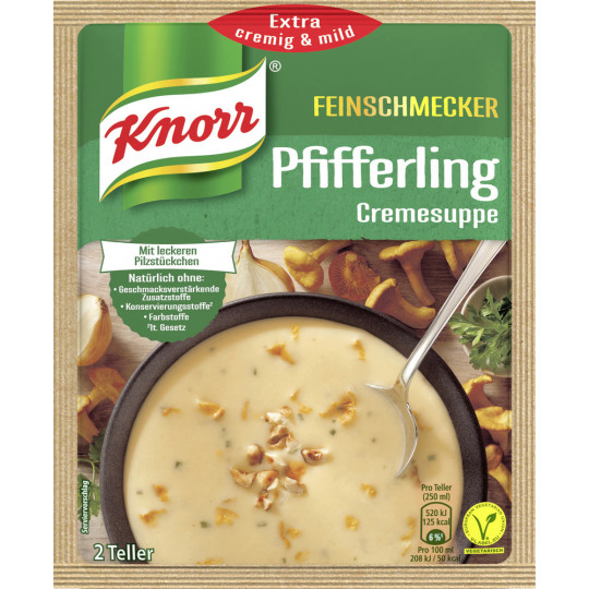 Knorr Feinschmecker Pfifferling Cremesuppe 56G 