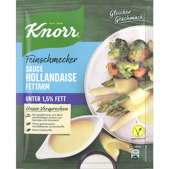 Knorr Feinschmecker Sauce Hollandaise fettarm 33G 