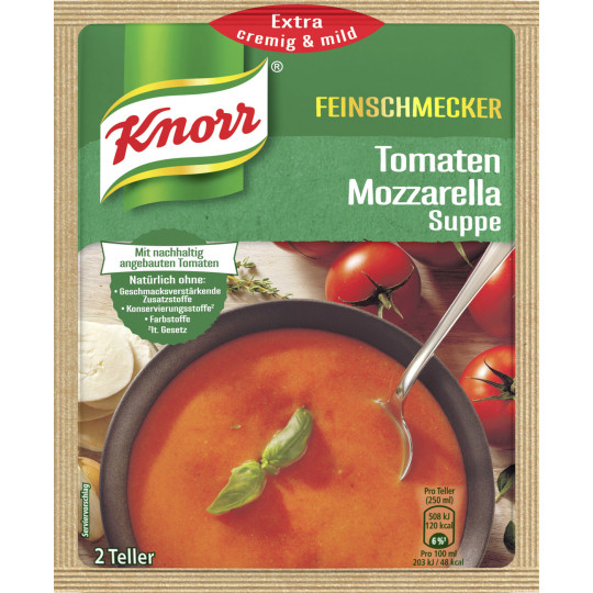Knorr Feinschmecker Tomaten Mozzarella Suppe 64G 