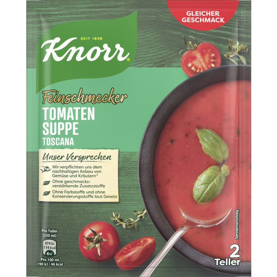 Knorr Feinschmecker Tomaten Suppe Toscana 59G 