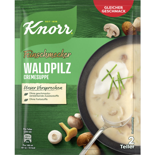 Knorr Feinschmecker Waldpilz Cremesuppe 48G 