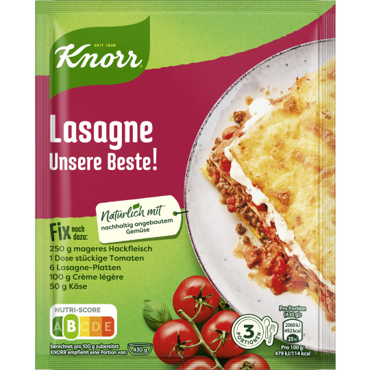 Knorr Fix Lasagne Unsere Beste! 53G 